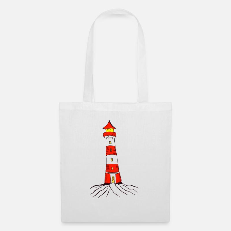 lighthouse - Tote Bag - white