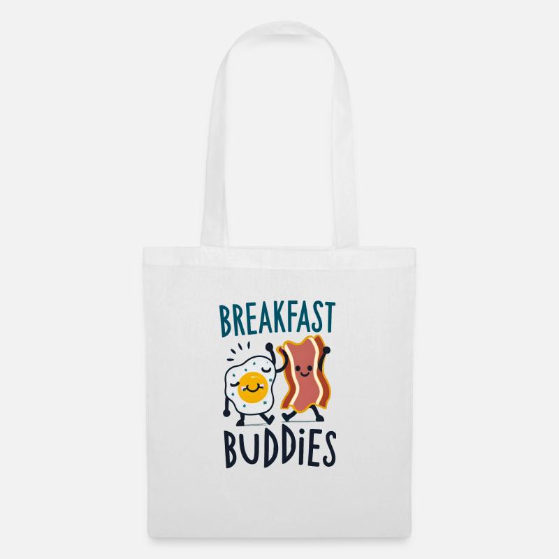 Breakfast Buddies - Stoffbeutel - Weiß