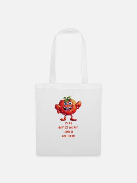 Tommy das Tomatenwunder - Stoffbeutel - Weiß