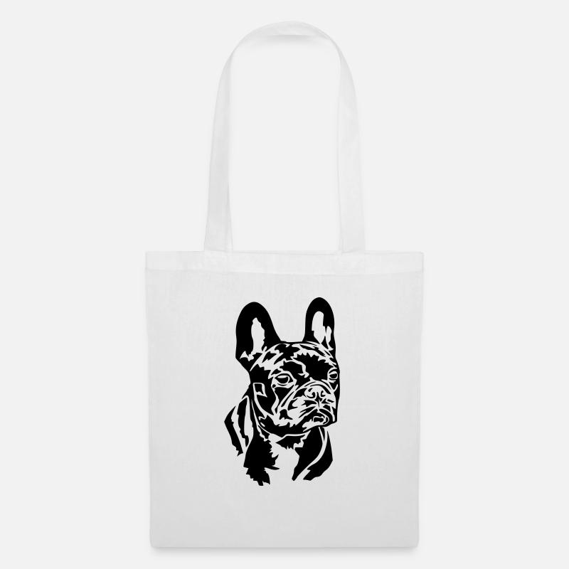 French Bulldog - Stoffbeutel - Weiß