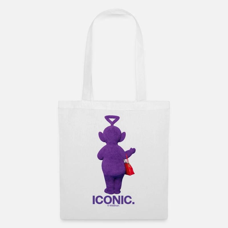 Teletubbies Iconic-Design Mit Tinky Winky - Stoffbeutel - Weiß