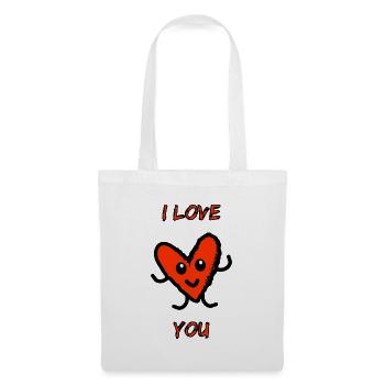 LOVE. COUPLE. JUST MARRIED. Bachelorette party. VALENTINE'S DAY. - Tote Bag - white - Front