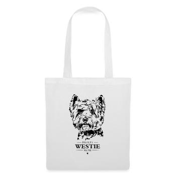 Westie Mom West Highland Terrier Chiens Wilsigns - Sac en tissu - blanc - Devant