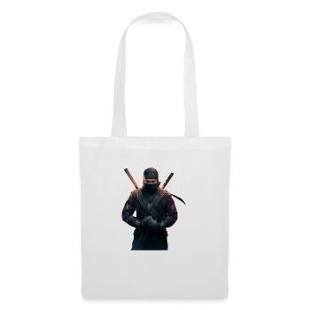 Ninja avec des épées - Sac en tissu - blanc - Devant