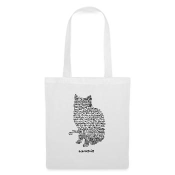 Katze Professor Geschenk Physik Schule Atom - Stoffbeutel - Weiß - Vorne