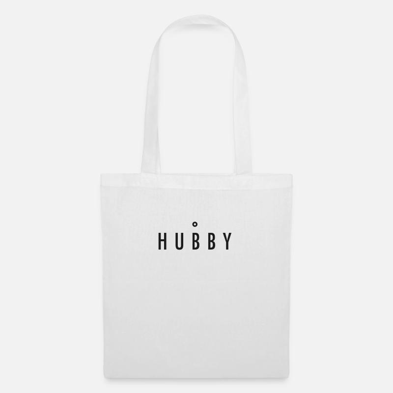 Hubby - Stoffbeutel - Weiß