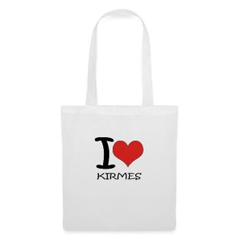 I Love Kirmes - Stoffbeutel - Weiß - Vorne