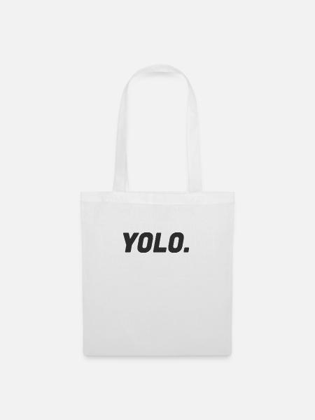 Yolo - You only live once - Stoffbeutel - Weiß