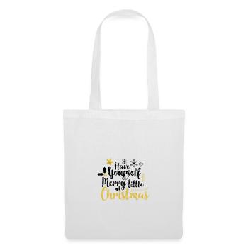 PASSEZ UN JOYEUX PETIT NOËL - Sac en tissu - blanc - Devant