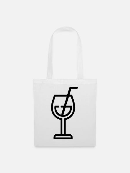 Cocktail - Stoffbeutel - Weiß