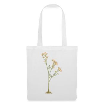 Zarte Blüten - Stoffbeutel - Weiß - Vorne