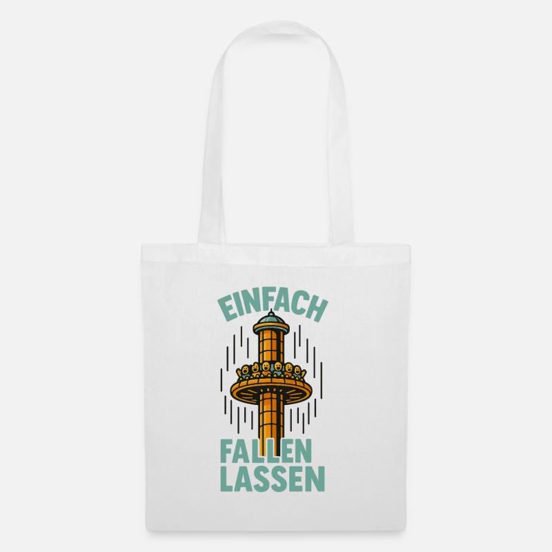 Fallen Lassen Drop Tower Freefall - Stoffbeutel - Weiß