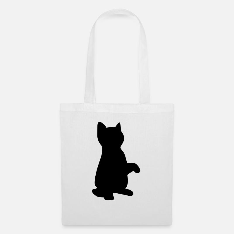 cat kitten - Tote Bag - white