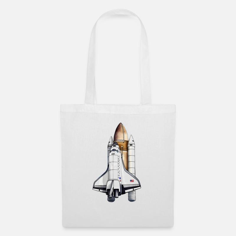 Space shuttle at liftoff - Tote Bag - white