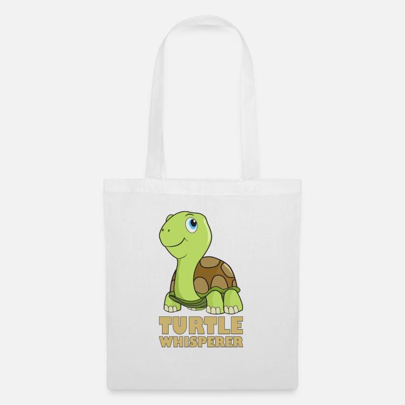 Schildkröten Flüsterer - Stoffbeutel - Weiß