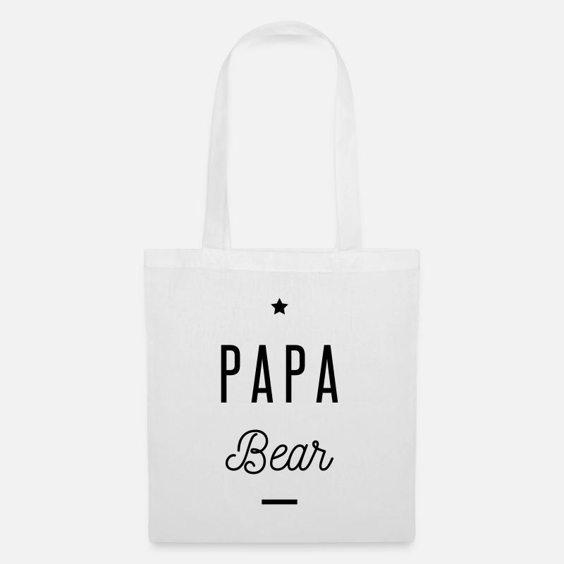 PAPA BEAR - Stoffbeutel - Weiß