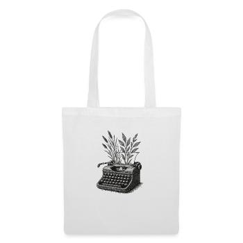 Lettres vivantes - Sac en tissu - blanc - Devant