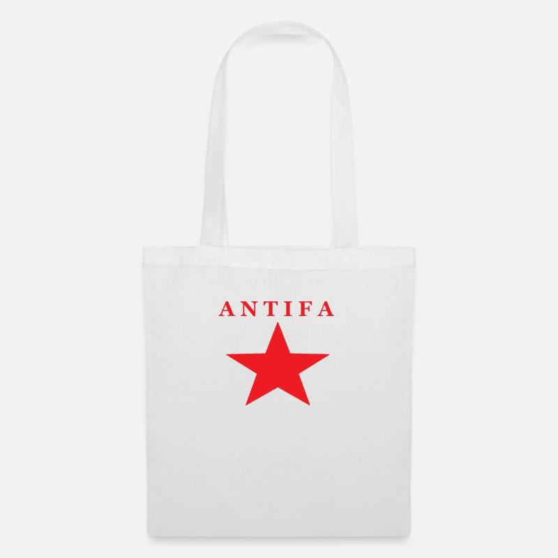 Antifa - Stoffbeutel - Weiß