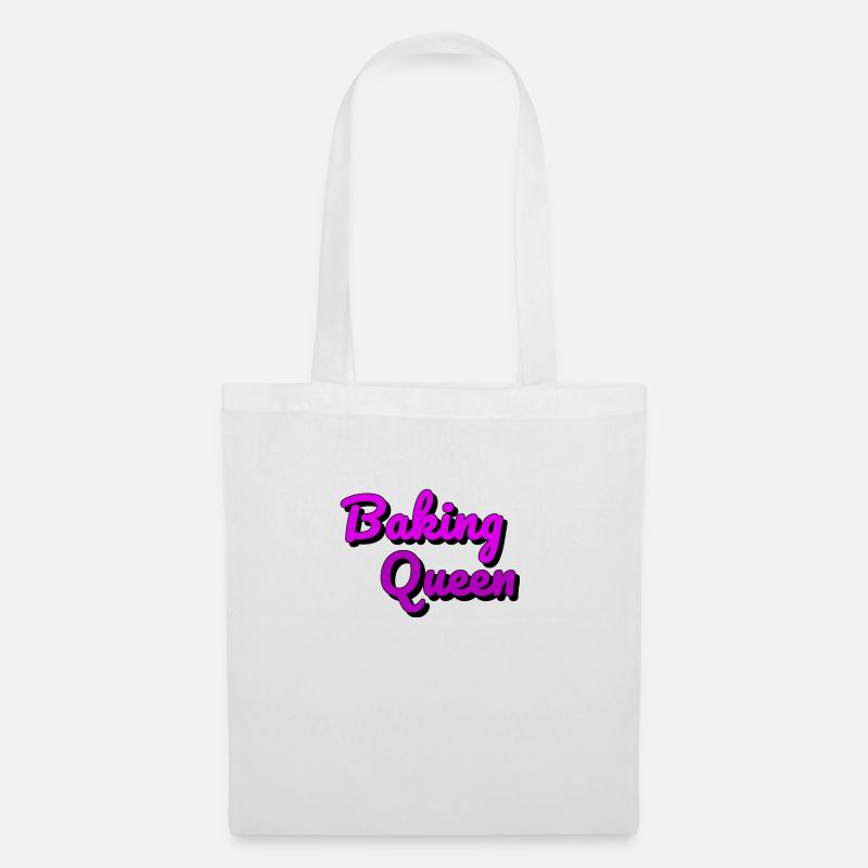 Baking Queen - Stoffbeutel - Weiß