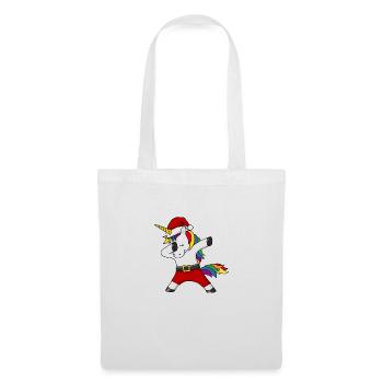 Christmas Unicorn Rainbow Dabing Gift - Tote Bag - white - Front