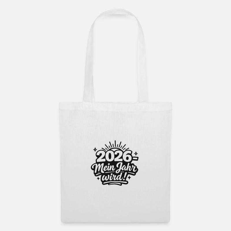 2026 Mon année sera ! - Sac en tissu - blanc