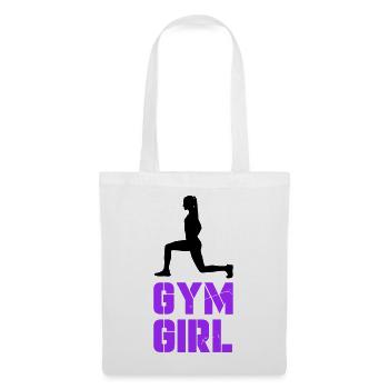Gym Girl Kraft-Attitüde - Stoffbeutel - Weiß - Vorne