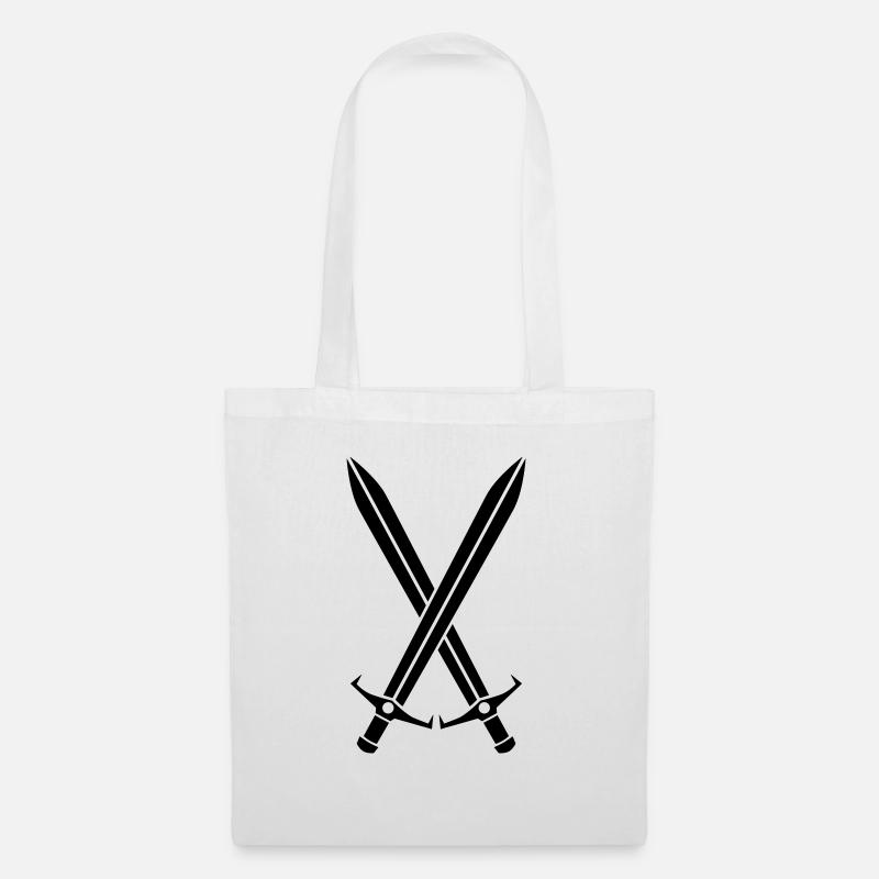 épées - Sac en tissu - blanc