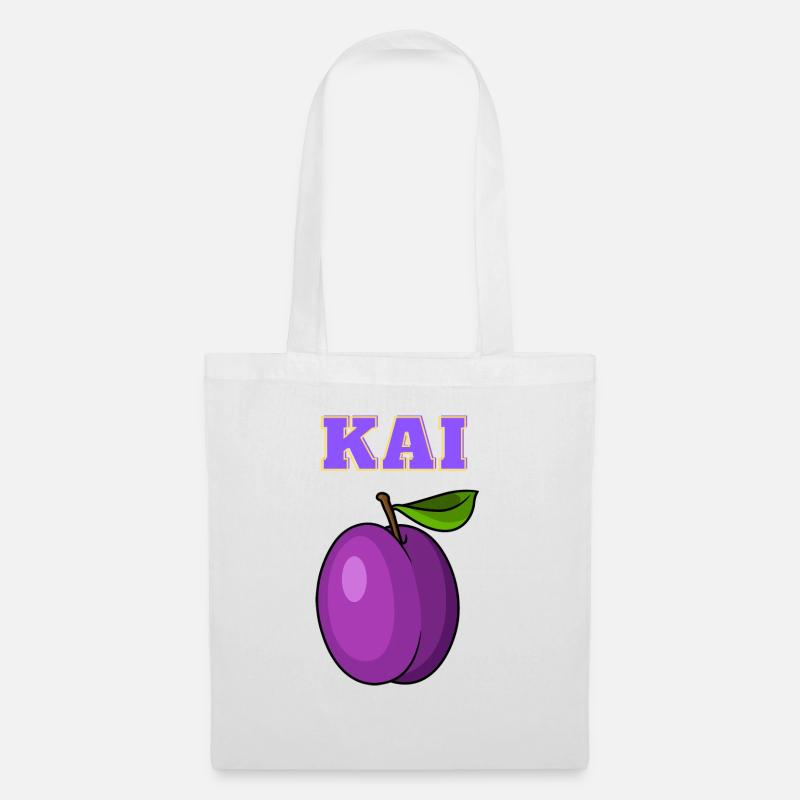 Kai Pflaume aka Ehrenpflaume - Stoffbeutel - Weiß
