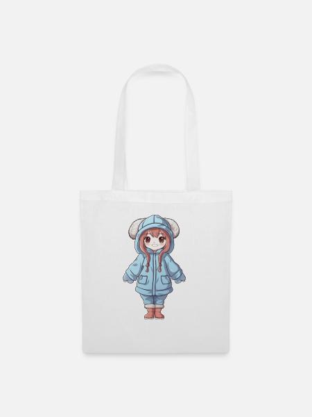Magical Happiness - The Cute Anime Girl - Sac en tissu - blanc
