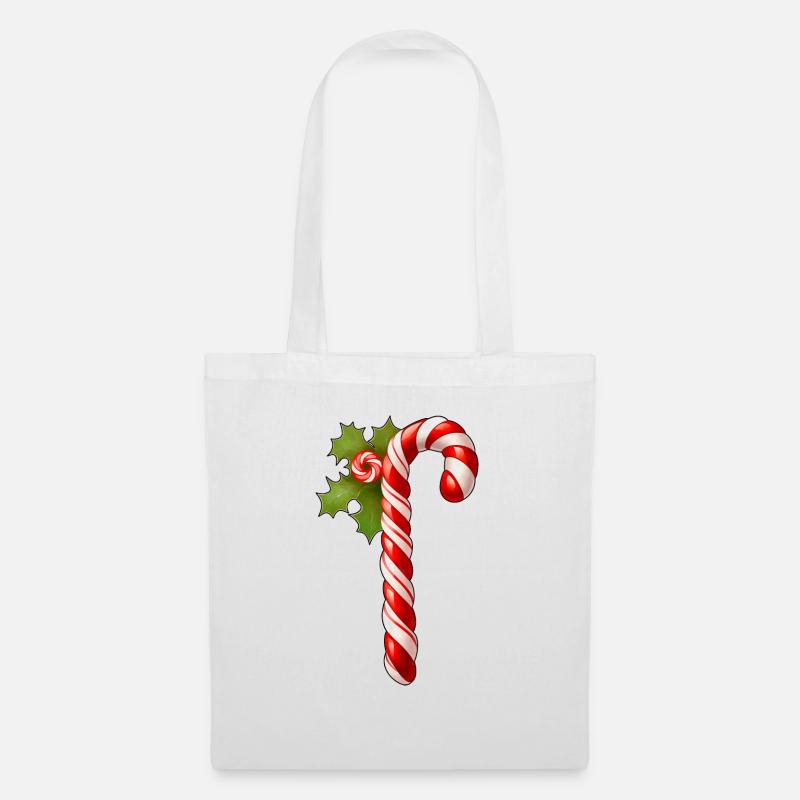 Candy cane - Tote Bag - white
