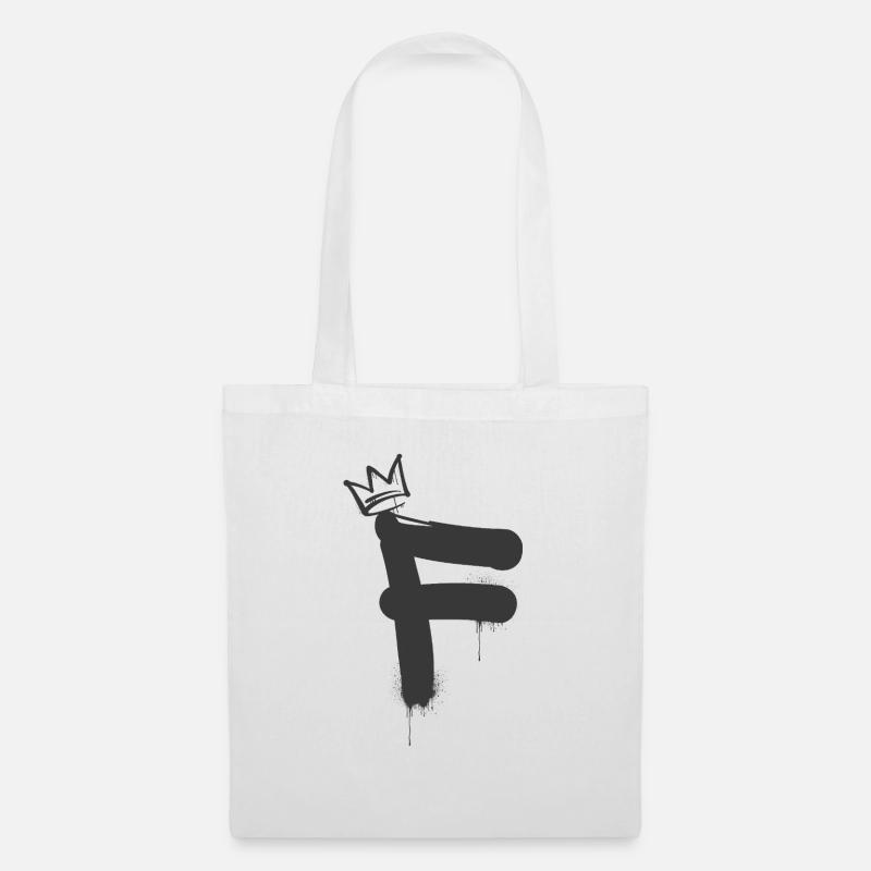 F - Stoffbeutel - Weiß