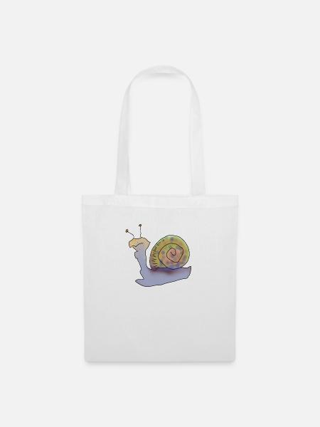 Cool Snail - Stoffbeutel - Weiß