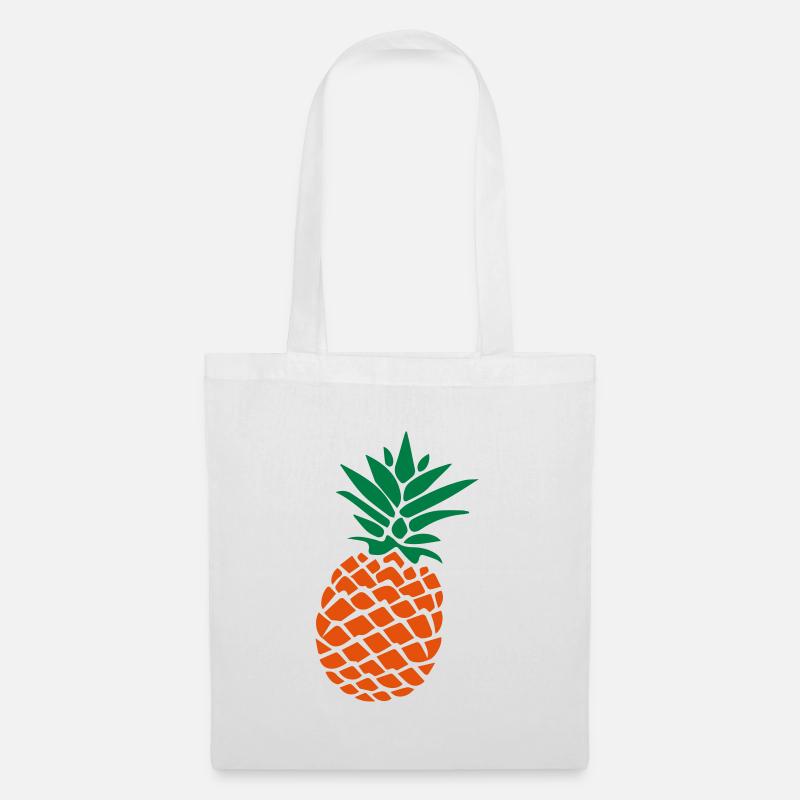 Ananas Bahamas - Stoffbeutel - Weiß