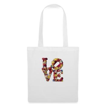Love Floral Design - Tote Bag - white - Front