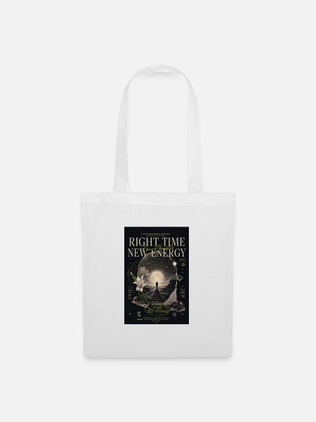 Right Time New Energy - Tote Bag - white