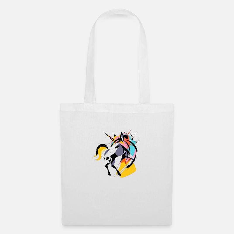 Einhorn - Stoffbeutel - Weiß