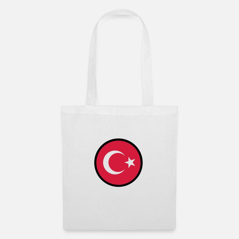 In einem Zeichen der Türkei - Stoffbeutel - Weiß