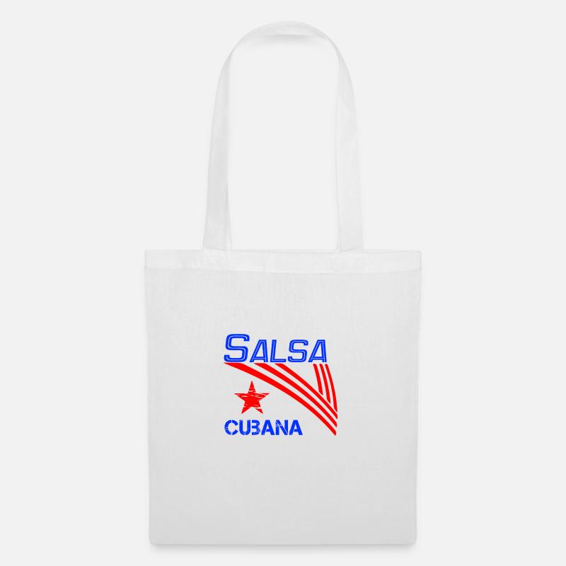 Salsa Cubana blue - Pro dance Edition - Stoffbeutel - Weiß