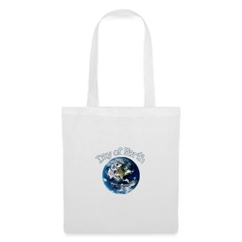 Tag der Erden Jour de la Terre - Sac en tissu - blanc - Devant