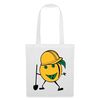 orange construction worker - Tote Bag - white - Front