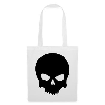 Skull - Tote Bag - white - Front