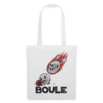 Flying boules ball for boules players Bouler - Tote Bag - white - Front