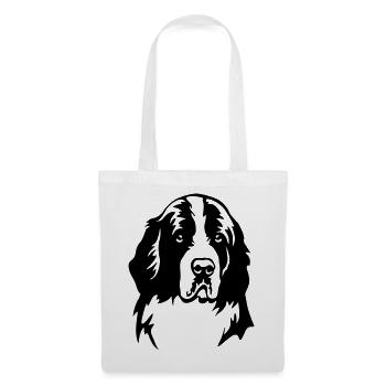 Landseer Kopf - Sac en tissu - blanc - Devant