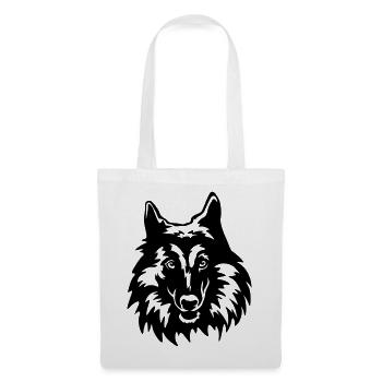 Tervueren head - Tote Bag - white - Front