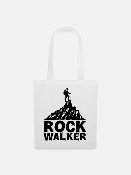 Rock Walker [Schwarz] - Stoffbeutel - Weiß