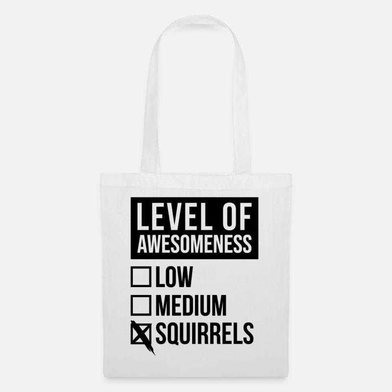 Squirrel - Tote Bag - white