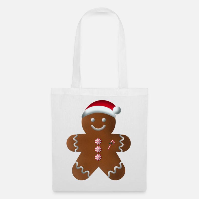 Lebkuchenmann_01 - Tote Bag - white