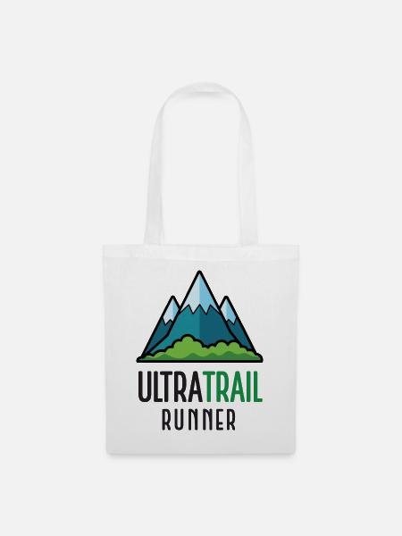UltraTrail Läufer - Stoffbeutel - Weiß
