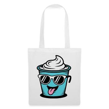 Cups Crème Frech Yoghurt Cream Cream Cream Pudding - Tote Bag - white - Front