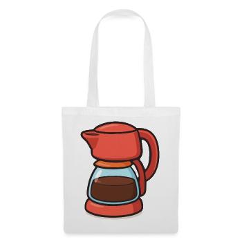 coffee pot - Tote Bag - white - Front